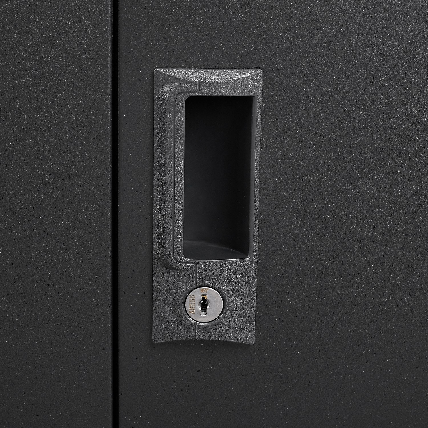 Metal Storage Cabinet with Locking Doors and Adjustable Shelf, Folding Filing St