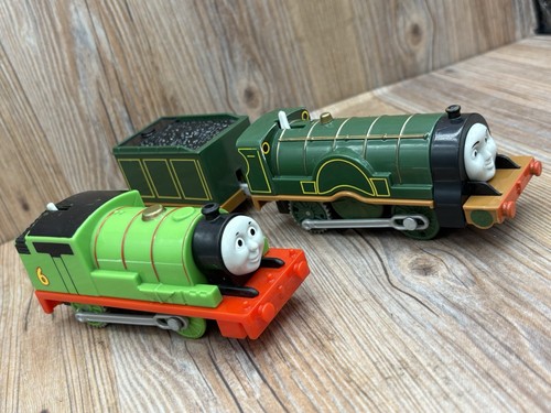 Thomas Trackmaster Percy & Emily Train Car Tender Set Gullane Tested Works 2013 - Picture 2 of 6