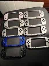 Lot of 9 OEM FACEPLATES FOR PSP 2000 THEY WILL NEED THE GLASS LENS