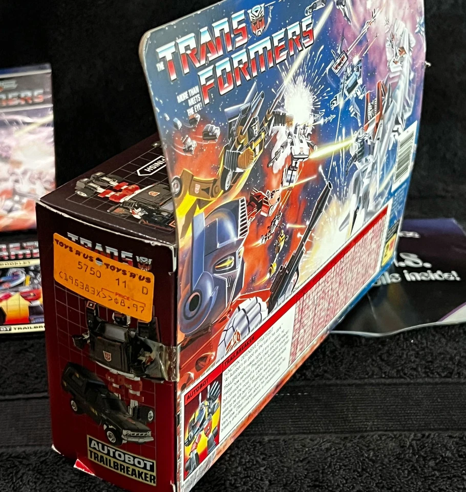 G1 1984 TRAILBREAKER • 100% COMPLETE • PRE RUB w/BOX • VINTAGE G1 TRANSFORMERS - Image 2 of 4