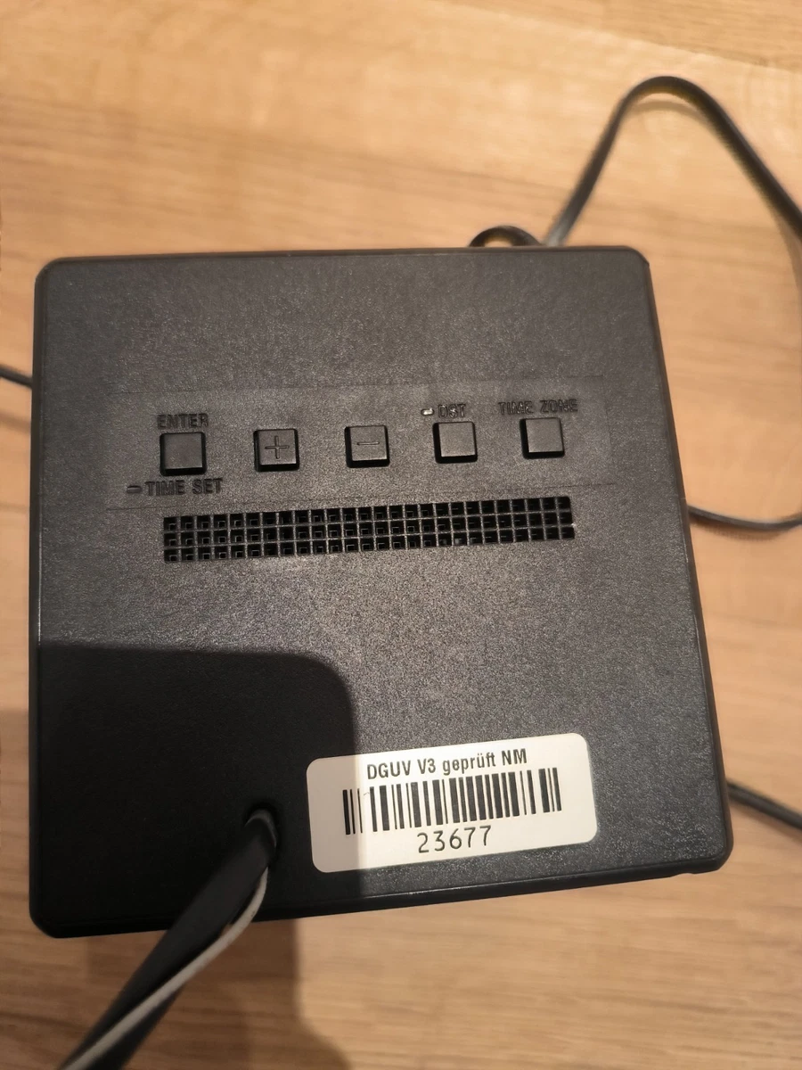Sony ICF-C1B Radiowecker Würfel – Schwarz – Voll funktionsfähig!