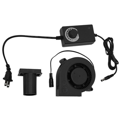 #ad DC Blower 12V 2.7A Firewood BBQ Stove Double Ball High Air Volume For Turbo Fan $18.39