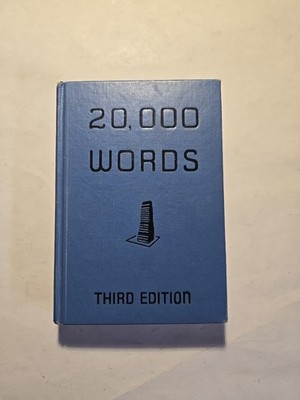 20,000 Words Third Edition Spelled Divided & Accented for Students and Authors 