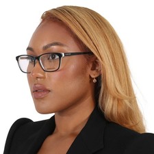 Calvin Klein Demo Rectangular Ladies Eyeglasses CK18515 002 53 CK18515 002 53