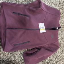  135 Nike Women  s S Sportswear Tech Fleece Windrunner Full-Zip Maroon FB8338