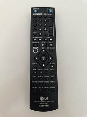 Original LG AKB35912901 DVD VCR Recorder Fernbedienung Remote Top Zustand