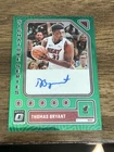 2023-24  Donruss Optic - Signature Series Thomas Bryant #SS-BRT Green Prizm (AU)