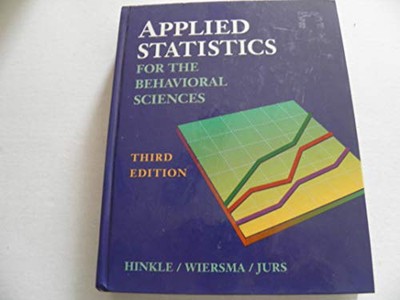 Applied Statistics for the Beh - GOOD