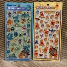 Domestic regular product Bonbon drop sticker Monsters Inc. Winnie the Pooh