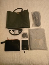 Emirates First Class Mens BVLGARI Wash Bag, PJs, Slippers, Byredo, Tote + Extras