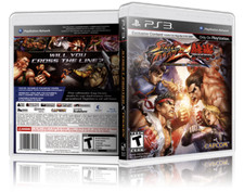 Street Fighter X Tekken - Replacement PS3 Cover and Case. NO GAME 