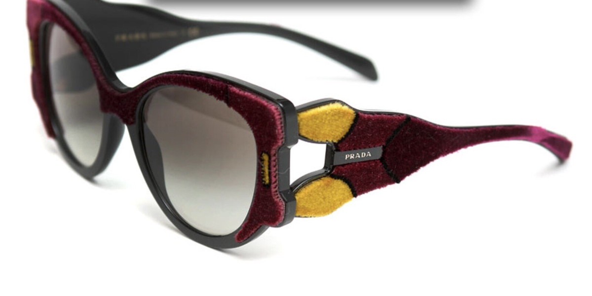 Prada Velvet Logo Sunglasses Rare Never Used VINTAGE PRADA SUNGLASS CASE Vintage rare Prada... | Depop main image 2