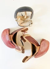 Antique Football Pads Helmet 1920’s - 1930’s Stall & Dean Junior Varsity “Skeff”