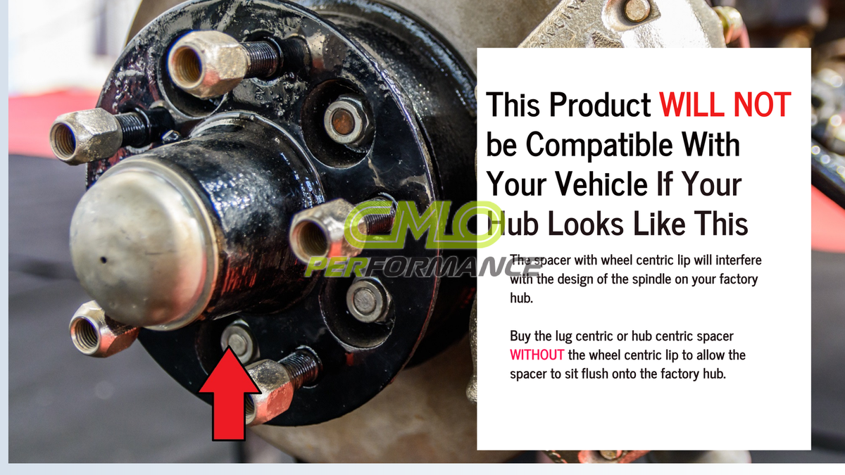 2-Piece 1.25" Thick Forged Wheel Spacers - 5x4.75 Bolt Pattern, Hubcentric With Lip, 7/16" Studs For Chevy & Buick