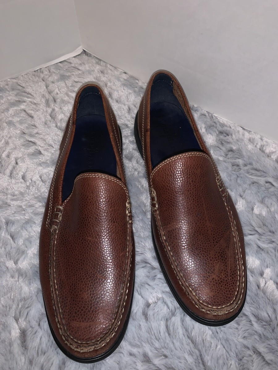 Cole Haan Men's Lovell Two-Gore Loafer Brown Pebbled Leather Cole Haan Men's Lovell Two-Gore Loafer Brown Pebbled Leather