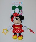 NWT Disney Baby Mrs Santa Minnie Mouse On-the-Go Activity Toy for Stroller Car