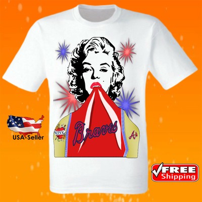 white braves t shirt