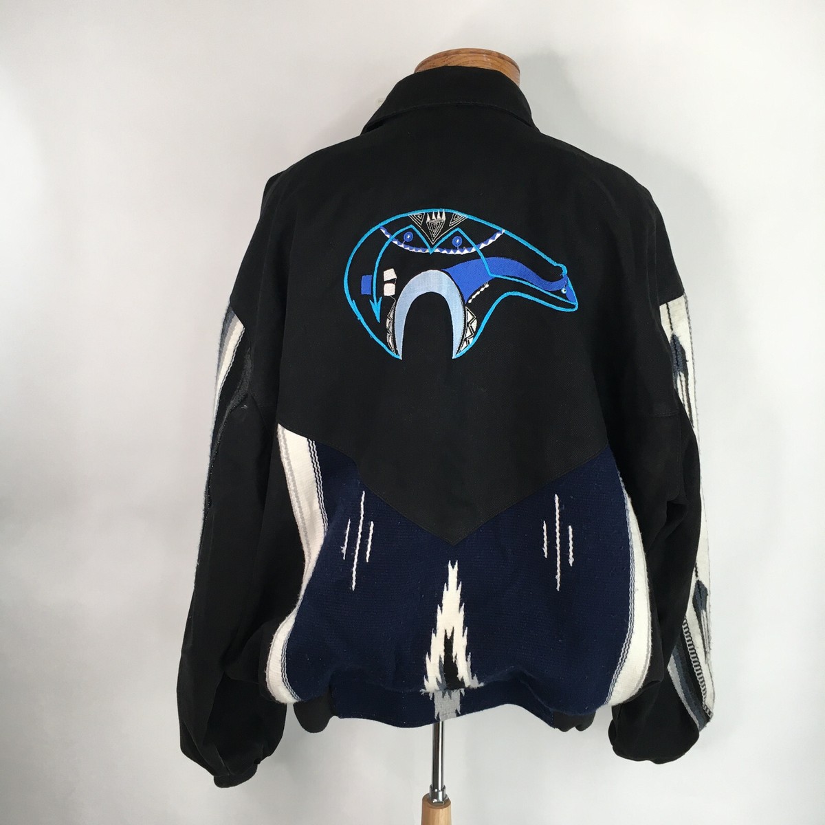 Buffalo Nickel Jacket 3XL Aztec Southwestern Bear Blanket Coat