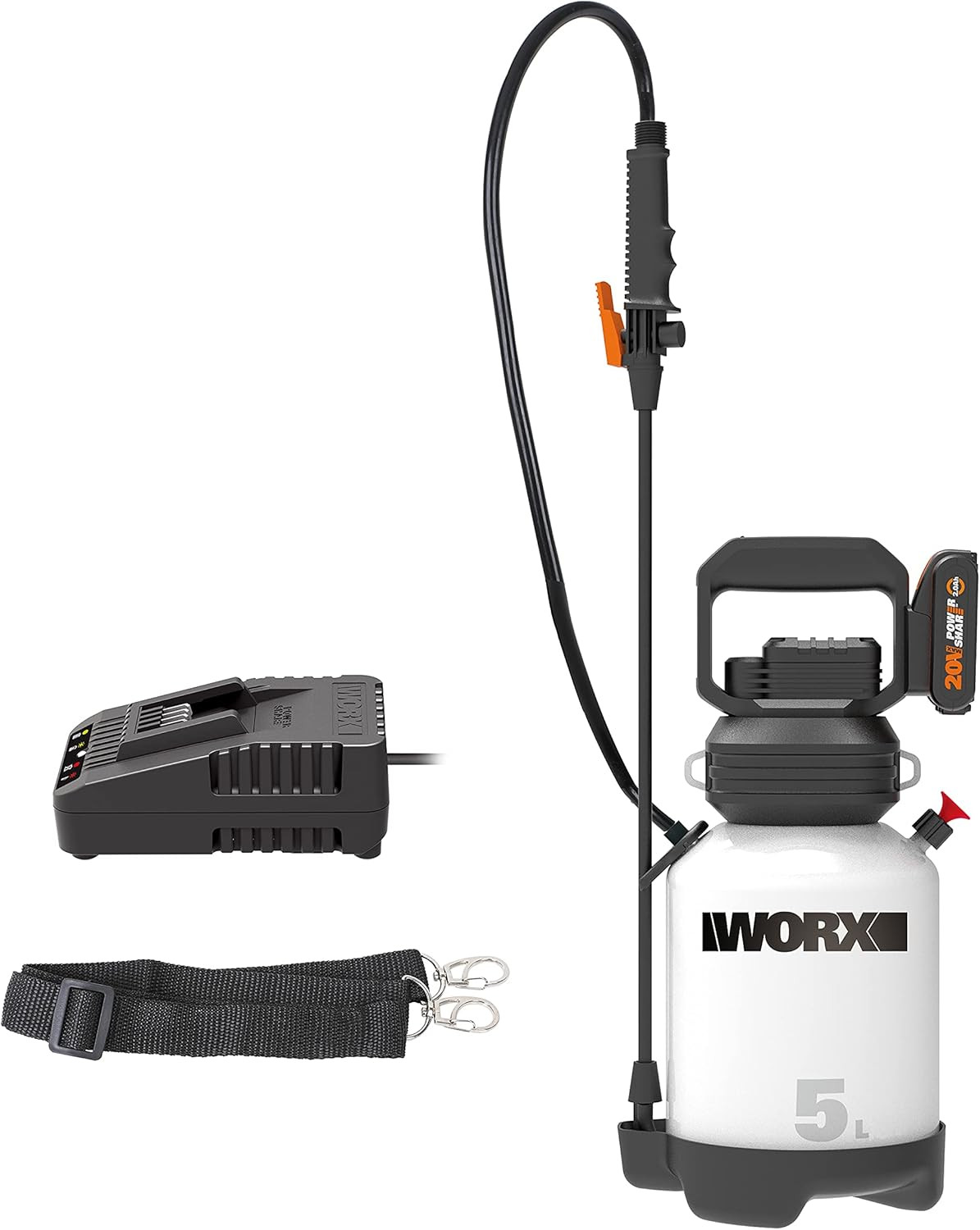 Pulvérisateur de jardin sans fil 18V WG829E avec réservoir 5L Worx