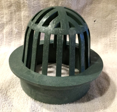 4'' DURA Outdoor Round Atrium Drain Grate Cover Green