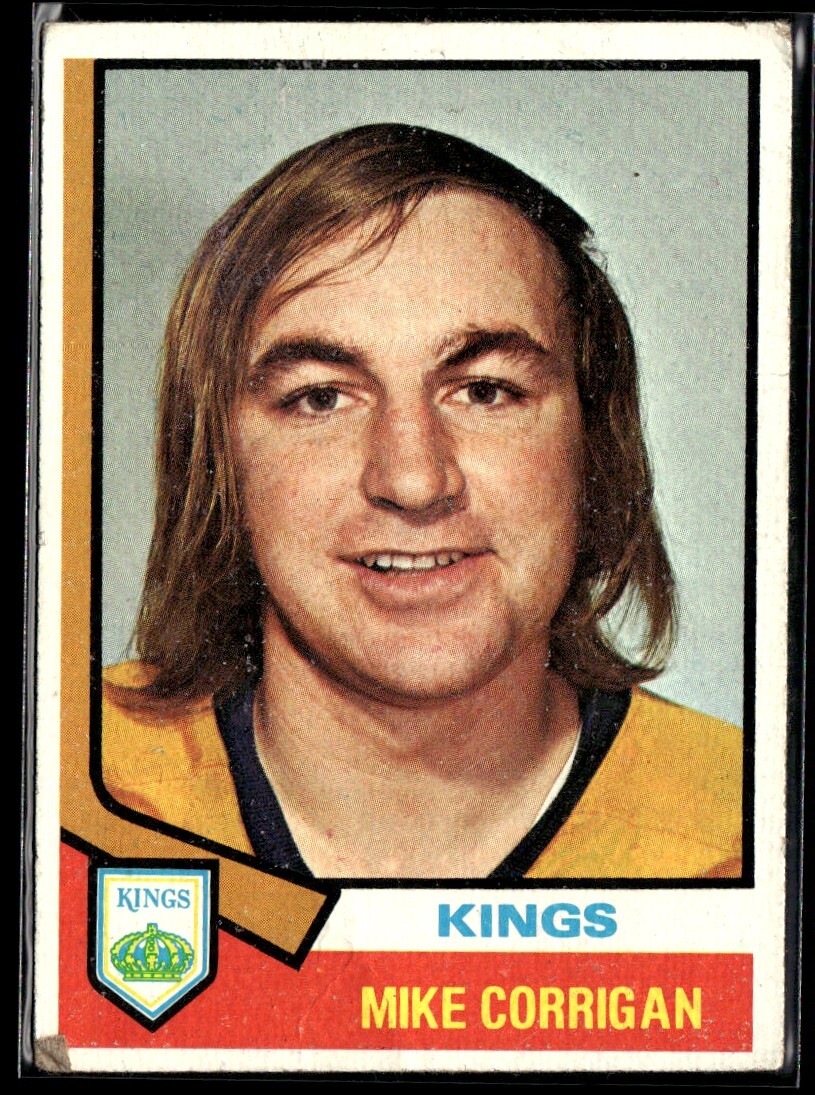 1974-75 Topps Mike Corrigan Los Angeles Kings #37