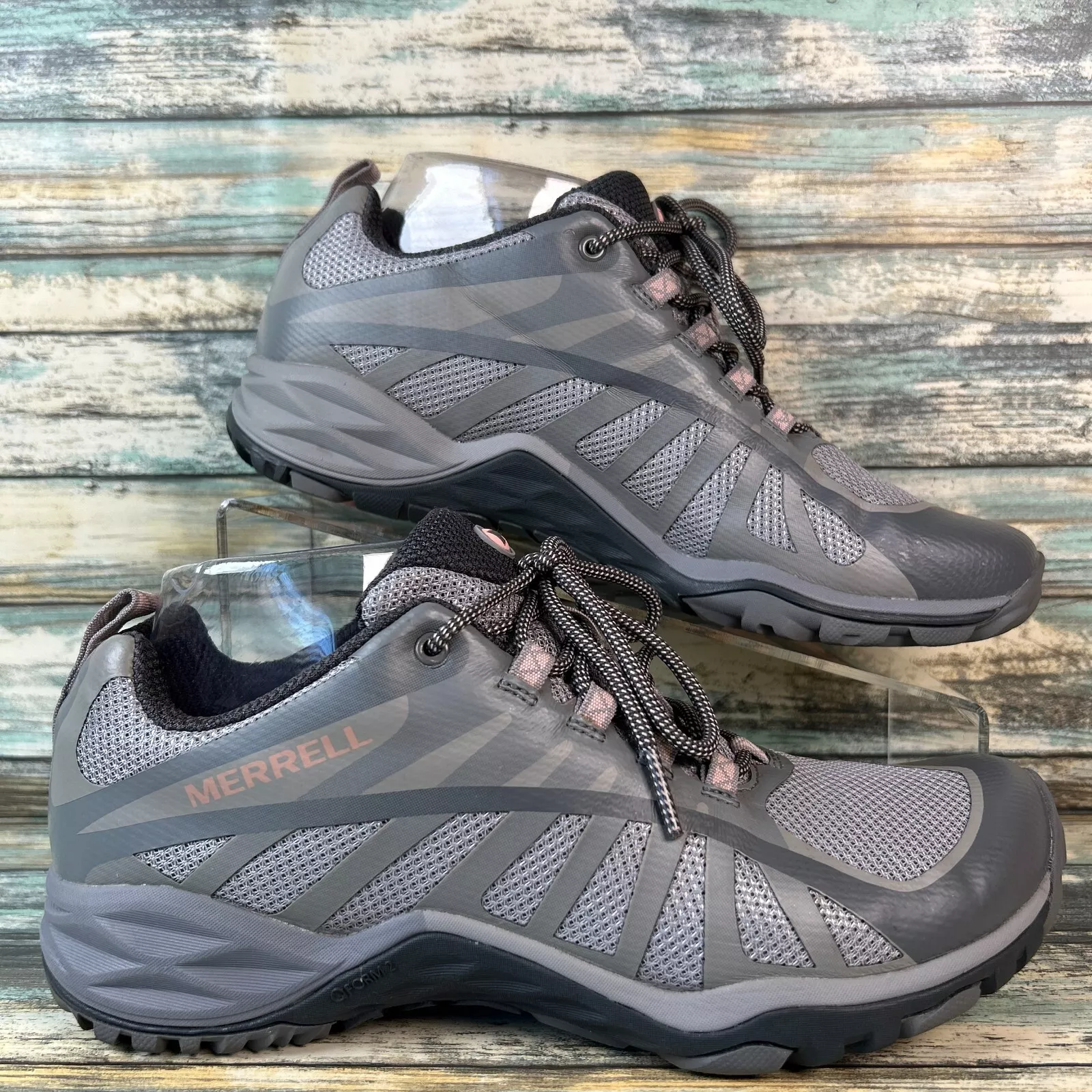 merrell hiking athletic trail walking mesh shoes