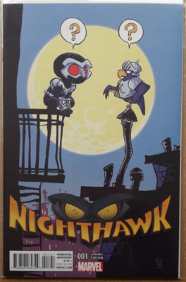 NIGHTHAWK #1 (2016) SKOTTIE YOUNG VARIANT COVER BAGGED & BOARDED MARVEL COMICS