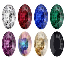 Superior PRIMERO 4162 Elongated Oval Fancy Stones Crystals Many Colors