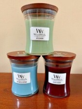WoodWick Wood Wick Candle - 9.7 oz. Medium Hourglass Size - Choose Scent