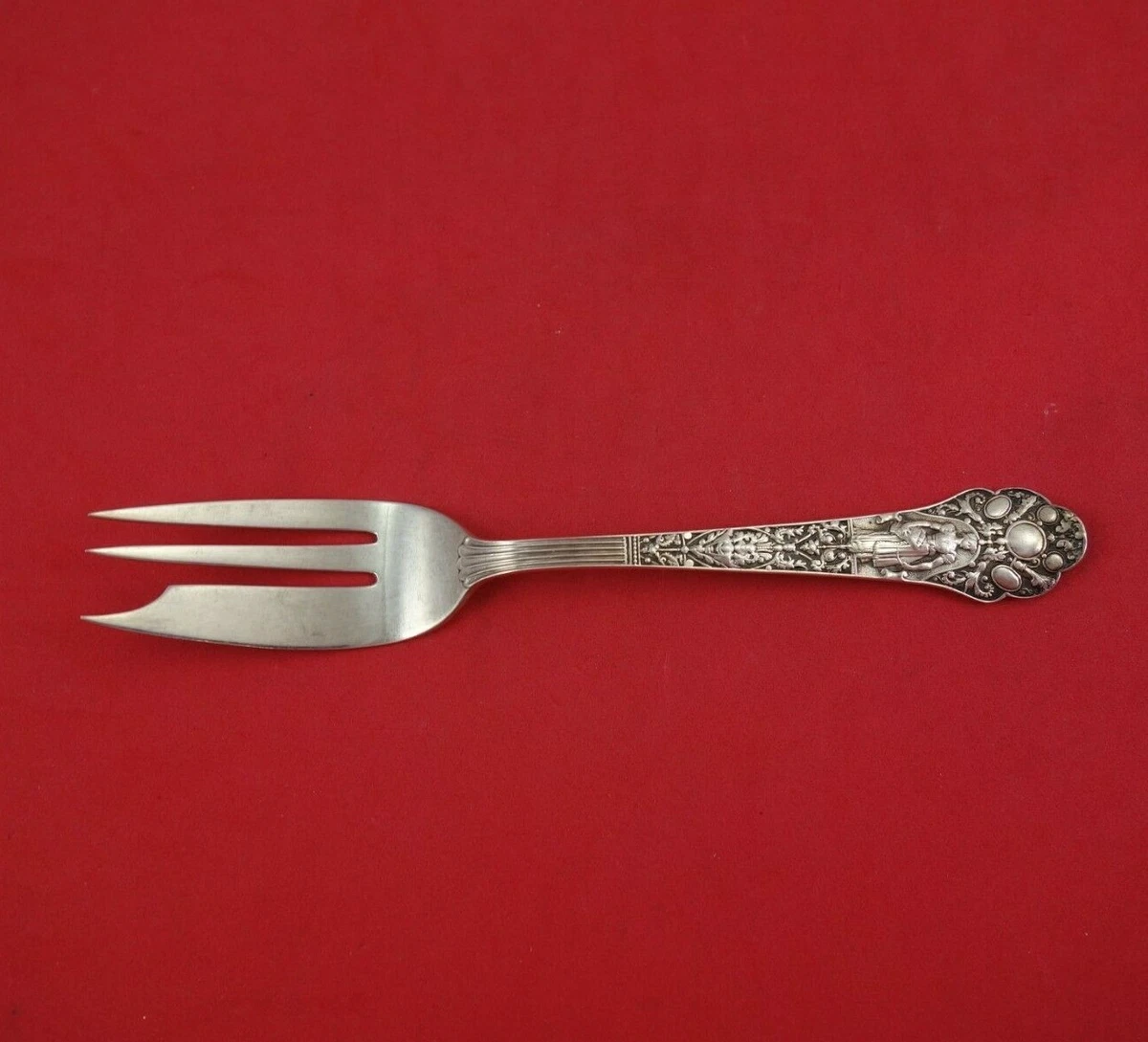 Medici Old by Gorham Sterling Silver Fish Fork 3 Tine with Notch 7