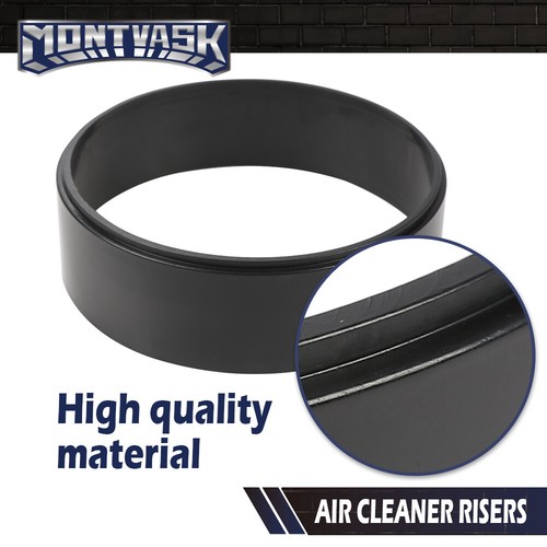 Apto para carburador Edelbrock Holley 5 1/4" limpiador de aire espaciador elevador 1/2"-1 1/2" - Imagen 3 de 8