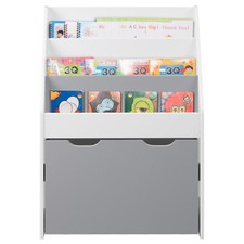 Spielzeugregal Bücherregal Kinderzimmerregal mit Aufbewahrungskiste für Bücher 