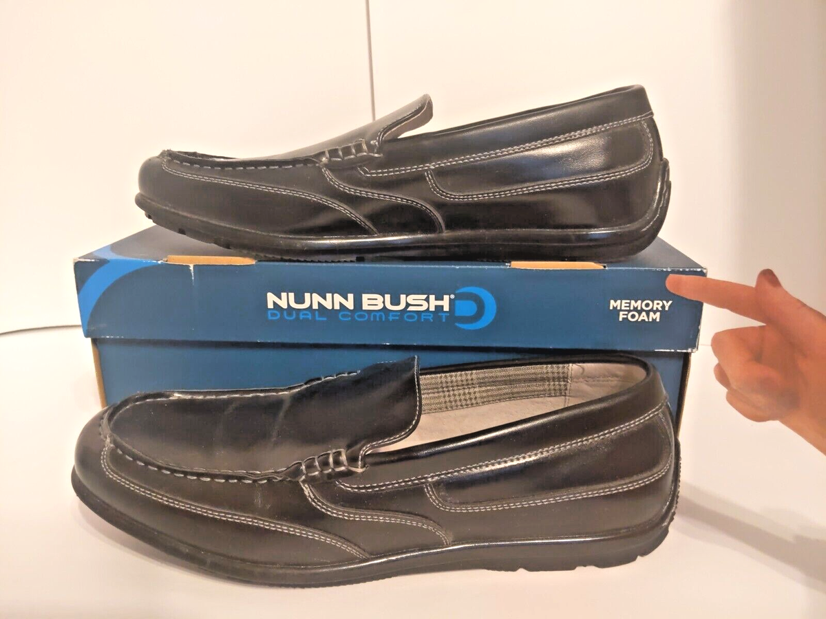 Nunn Bush Kore Mens Size 9.5M Black Loafer Dress Shoes Genuine Leather Upper Men main image 2