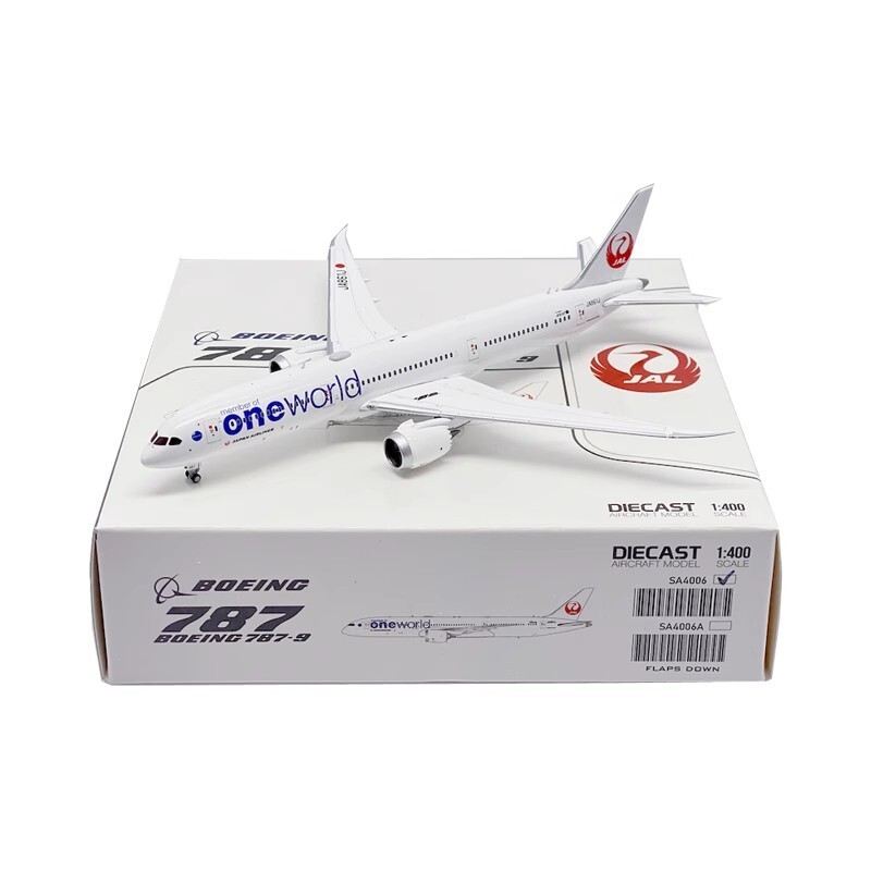 1:400 JC Wings JAL Japan Airlines B787-9 Diecast Models