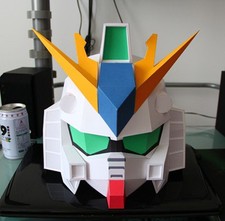 1:1 Scale RX 93-V Gundam Helmet Wearable Paper Model Cosplay DIY Handcraft