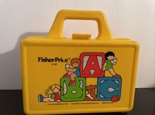 Fisher Price Lunch box ABC Pretend Play Plastic 1979 - See Pics