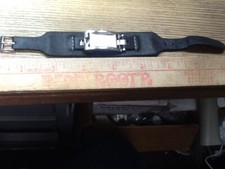 Guess steel, Silvertone case black leather Band, New battery