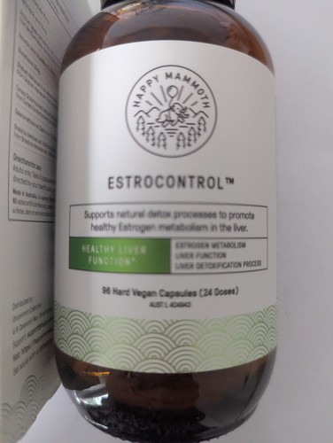 Happy Mammoth Estrocontrol Promote Healthy Estrogen Metabolism 96 Capsule 9/2025 - Picture 3 of 6