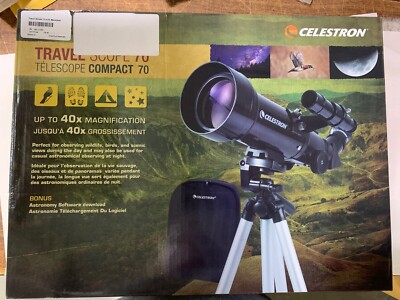 CELESTRON TRAVEL SCOPE 70 PORTABLE TELESCOPE (CEL-21035)