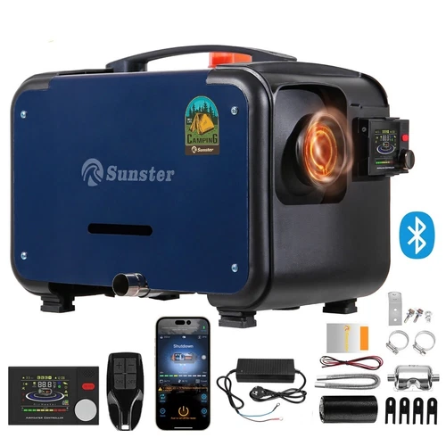 12V 24V 8KW Diesel Standheizung mit LCD Bluetooth App for LKW Wohnmobil Bus 220V