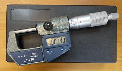 SPI Digital Micrometer In Case 10-871-2 measuring device