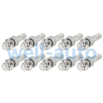 10pcs A0009904518 Lug Bolt M15 x 1.25 For Benz C167 AMG GLE53 GLE  