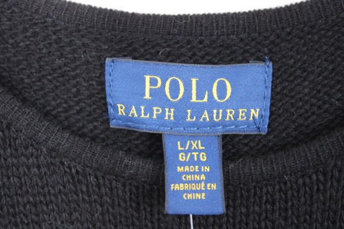 NWT POLO Ralph Lauren L/XL Black Knit Sleeveless Sequin Pleat-Skirt Dress - Picture 4 of 9