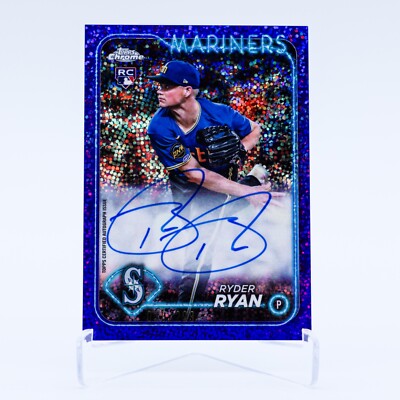 2024 Topps Chrome Ryder Ryan Purple Speckle RC Auto /299 #RA-RR