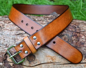 3 leather belt