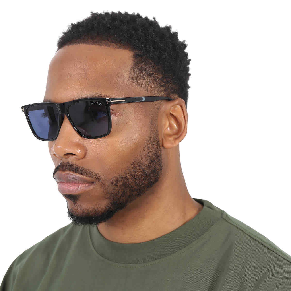 Tom Ford Fletcher Blue Square Men's Sunglasses FT0832 01V 57 FT0832 01V 57  889214218650 | eBay