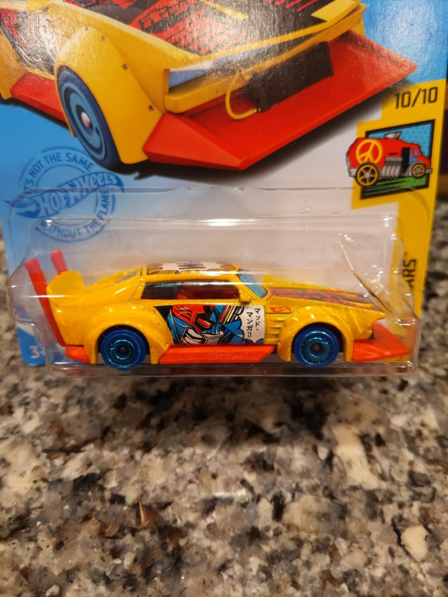 Hot Wheels Mad Manga Yellow #159 159/250 2021 HW Art Cars 10/10 | eBay
