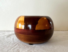 Hand Turned Mosaic Wooden Bowl by Rami Mayron Potpourri Vase