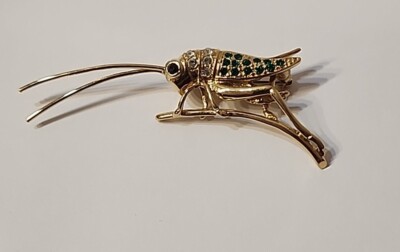 Butlers Rare 1960s Grasshopper Brooch