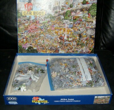 Gibsons Puzzle 'I Love Boote' – 1000 Teile, 68,5 X 49 Cm, Aus Recyceltem Karton, Von Mike Jupp